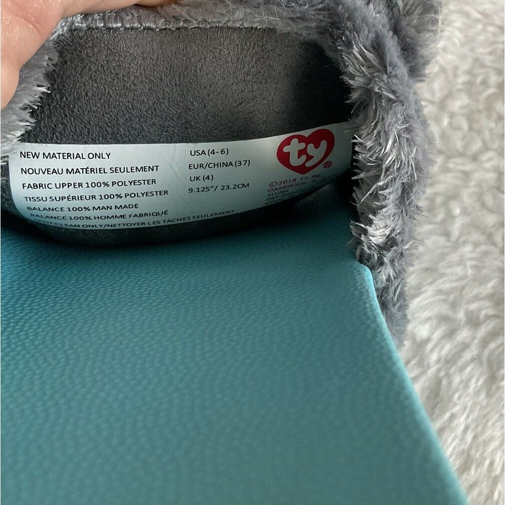 Ty SLUSH the Husky Fashion Pool Slides Kids/Children's Size Large (4-6) - Picture 4 of 4